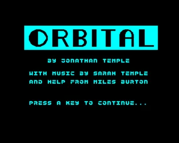 Orbital (1989)(Impact) screen shot title